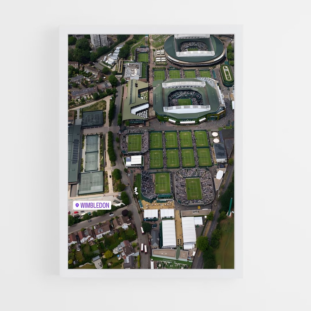 Poster Wimbledon Dreams – affiche Tennis (vue 3)